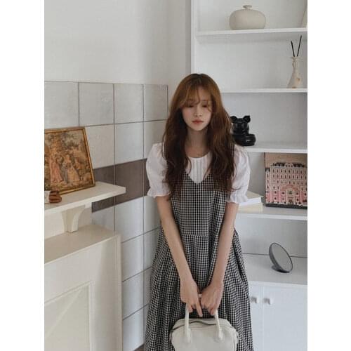 New Summer 2 Piece Suit Sleeveless Vintage Women Dress Female Girls Sundress Suits Robe Femme Vestido Sell Separately