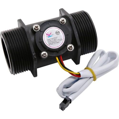 1-1/2" DC 5-18V Water Flow Sensor Flowmeter Hall Flow Sensor Water Control Liquid Flow 5-200L/min 2.0MPa Sensor Switch