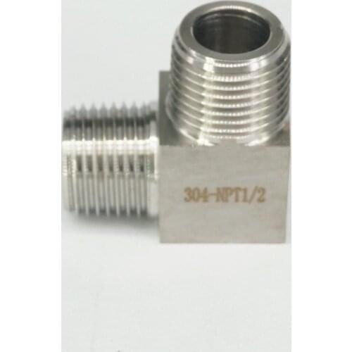 1/2" NPT Male Elbow Pipe Fitting 304 Stainless Steel Water Gas Oil