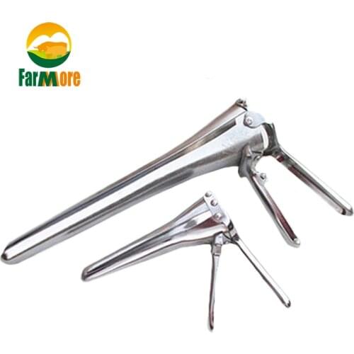 1Pcs Vaginal Dilator for Animals Sheep Cow Vaginal Speculum Cattle Stainless Steel Dilator Veterinary Equipment Fram tools