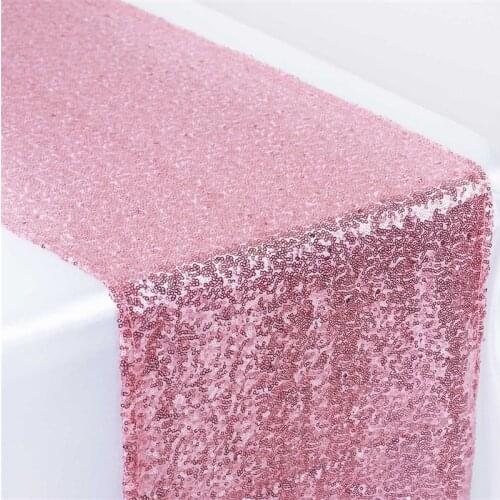 Hot Sale Retail 10pcs 30x275cm Sequin Table Runner Wedding Party Decorations Free Shipping Marious
