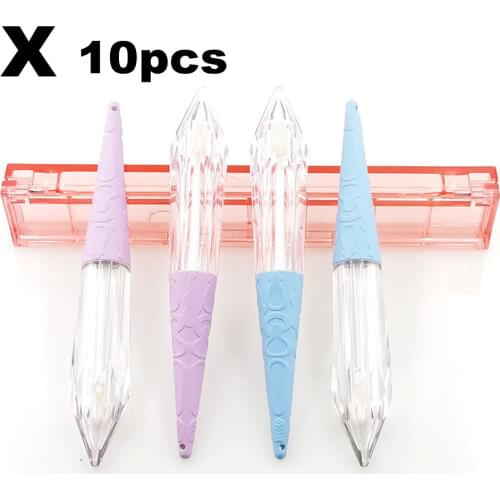 2ML Magic Crystal Pendant Lip Gloss Tube Plastic Lip Gloss Empty Tube Cosmetic Wand Lipgloss Packaging Container