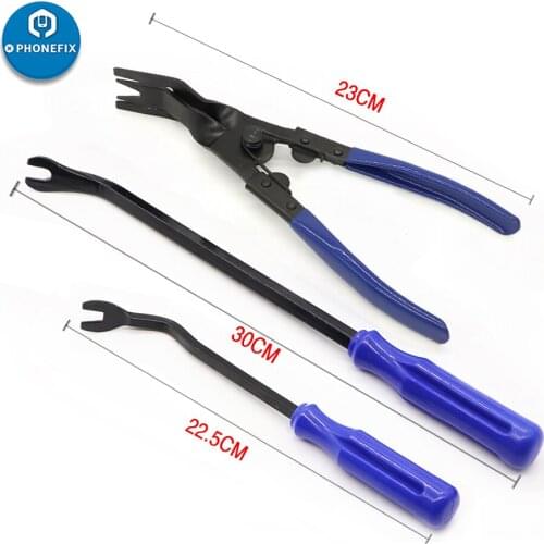 3Pcs Clip Pliers Set Car Fastener Remover Car Trim Clip Door Panel Removal Repair Kit For Car Repair Installer Clip Plier Tools
