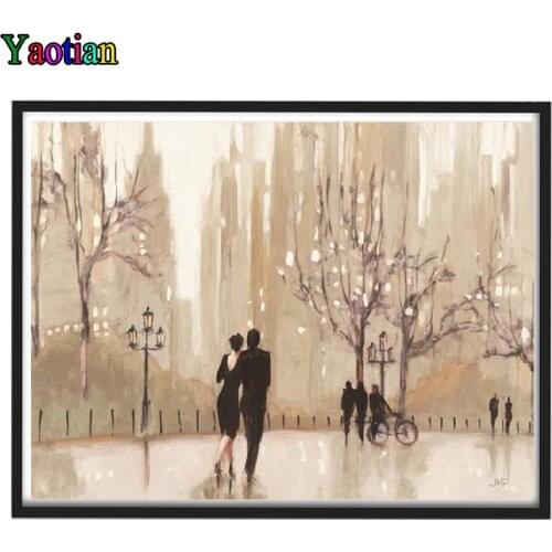 5d Diamond painting Romantic Abstract City Street Landscape 5D diamond embroidery sale diamond mosaic picture Home decor