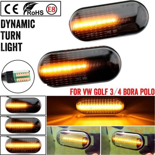 Side Marker Led Dynamic Turn Signal Light Flasher Indicator Blinker For Ford C-Max Fiesta Focus MK2 Fusion Galaxy For VW Polo