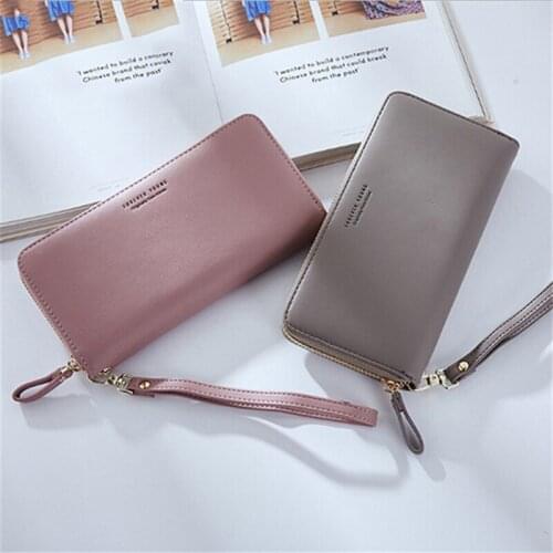 Wristband Women Long Clutch Wallet Large Capacity Wallets Female Purse Lady Purses Phone Pocket Card Holder Carteras