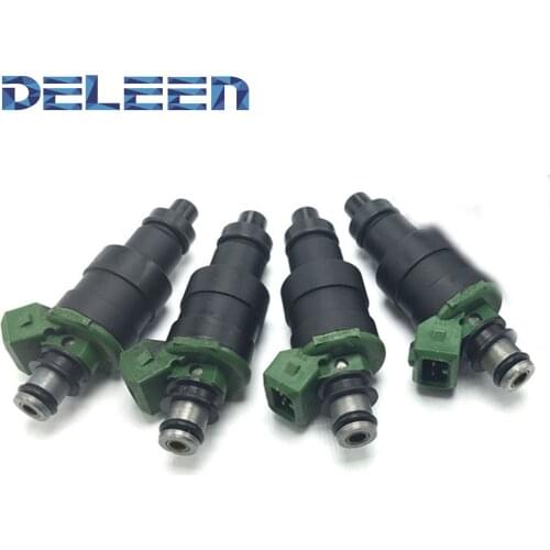 Deleen 4X For 1983-1984 Toyota Starlet 1.3L 23250-70010 Flow matched fuel injector Car Accessories