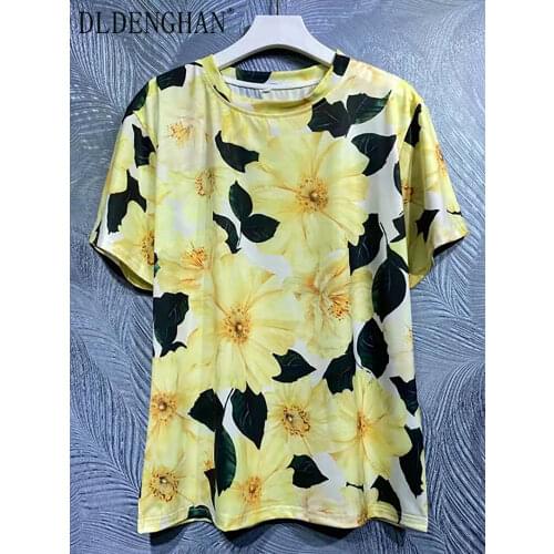 Женские футболки с принтом DLDENGHAN China At AliExpress