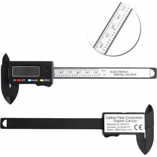 LCD Electronic Digital Vernier Caliper Gauge 100mm 4 inch Measure Micrometer New