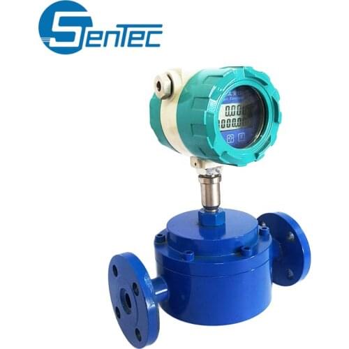 Intelligent meter head High viscosity Diesel Oil Oval Gear Flowmeter