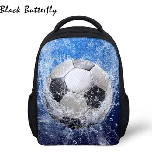 Fashion Backpack Kids School Bags Ball Pattern School Bags Design Children Shoulder Book Bag Kindergarten Bag Rugzak Jongens