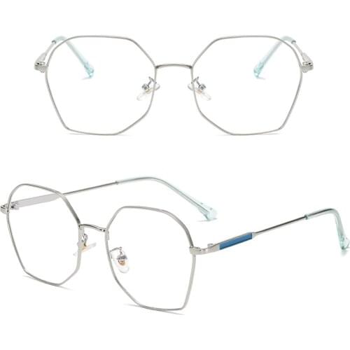 Men Women Fashion Vintage Ultralight Polygon Frame Custom Made Myopia Glasses -1 to -6 and Reading Glasses +1 to +4