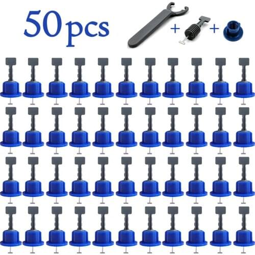 Free Ship 50Pcs Tile Leveling System Tool Level Wedges Alignment Spacers Leveler Locator Spacers Plier Flooring Wall Carrelage