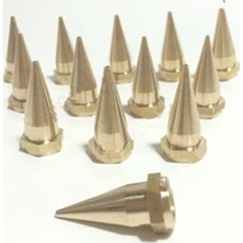 5pcs 10*1 Brass tip gun head Refueling heads Nozzle butter barrel Oil guns mouth tips bolt