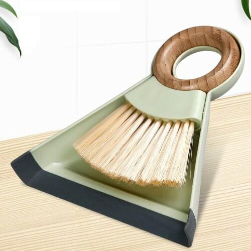 Desktop Cleaning Broom Dustpan Combo Mini Handy Dust Cleaning Sweeping Brush Dustpan For Table Desk Counertop Keyboard