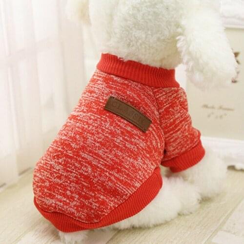 Puppy Dog Clothes For Small Dog Cat Sweater Clothing For Pet cats Chihuahua Warm Dogs Autumn and Winter Thick Plush Sweater