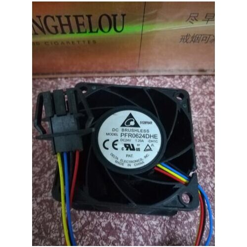 The original PFR0624DHE 24V 1.20A 6CM 6038 4 line violent heat dissipation fan