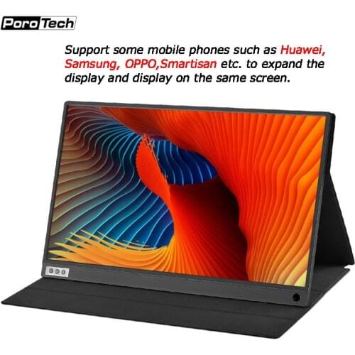 Portable Monitor 15.6" HDMI Touch screen LCD USB Type-C 1080P IPS for PC PS4 Laptop Phone Xbox Switch