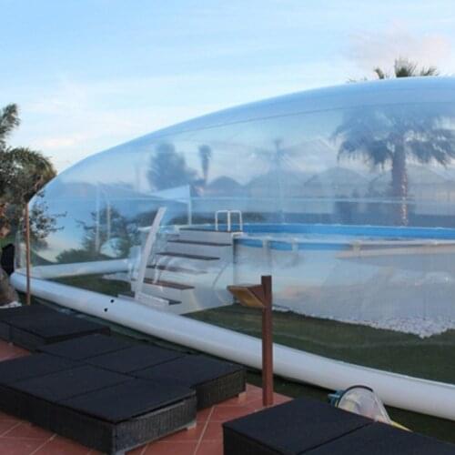 Aeor Swimming Pools Structure Inground Winter PVC Inflatable Transparent Pool Dome Safety Cover Dome Tent Pool Enclosures