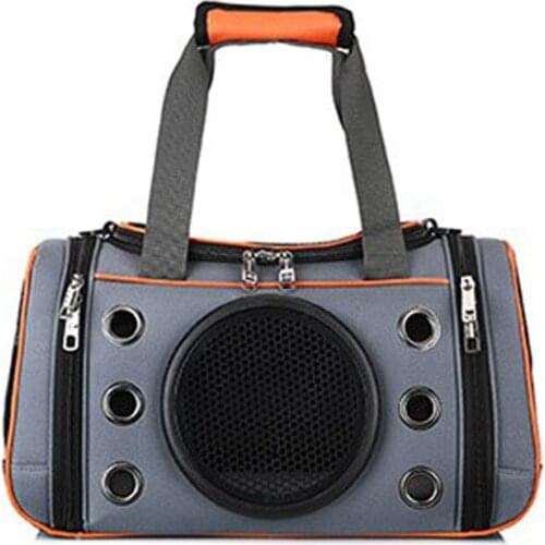 Cat bag foldable pet bag go out carrying bag breathable space bag pet portable