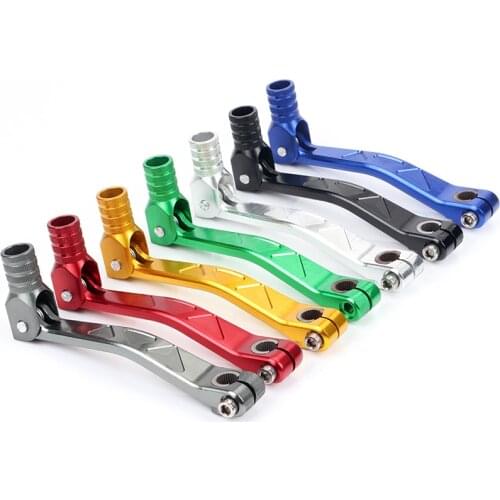 Motorbike CNC Aluminum Folding Gear Shift Lever For BBR SSR CRF KLX 50-250cc Dirt Bike Pit Bikes Gear Lever
