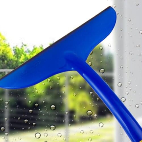 Soft Glue Glass Cleaner Window Scraper With Hanging Hole Multifunction Glass Wiper For Kitchen Window Wiper For Home