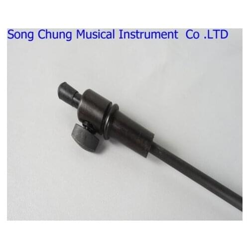 Carbon fiber cello endpin,black hand shank cello endpin 3/4-4/4