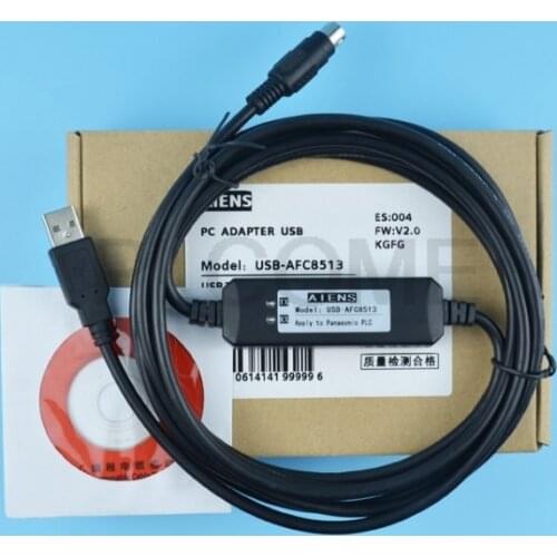 USB-AFC8513 PLC programming Cable for Nais FP0/FP2/FP-M (DFP0-U2) USB AFC8513 USB-FP0, CH340 or FTDI Isolated