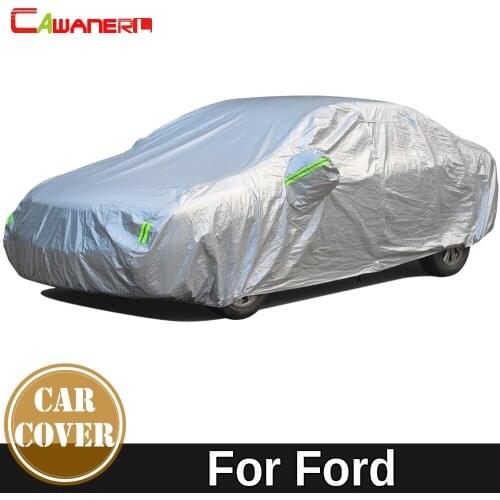 Cawanerl For Ford Mondeo Edge Explorer Scorpio Escape Thicken Car Cover Waterproof Sun Snow Hail Rain Protection Cotton Cover
