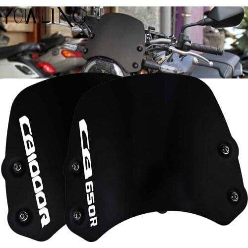 Motorcycle Windshield Wind Deflector Windscreen Windproof FOR HONDA CB650R CB 650R CB1000R Neo Sports Cafe 2018 2019 2020 2021