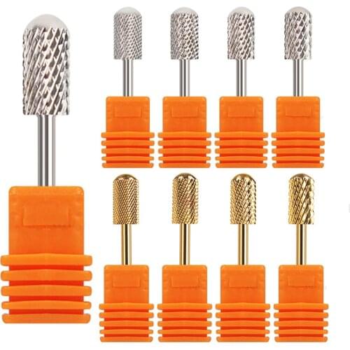 Tungsten steel Milling Nail Drill Bit Machine Carbide Nail Drill Bits Ceramic Carbide Milling Cutters For Nail Drill