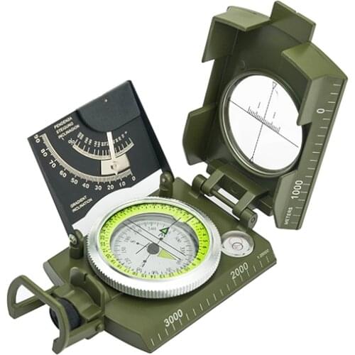 High-Precision Multi-Function Compass Outdoor Car American Camping Travel Metal