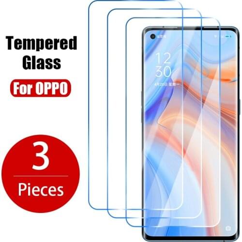3pcs Tempered Glass for OPPO A91 A72 A73 5G A92 A5 A9 2020 Screen Protector Protective Film for OPPO A53 A52 A54 A55 A32 A31 A74
