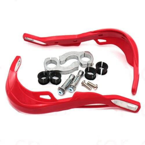 Red Fat Bar 7/8''22mm Motorcycle Handguards Hand Guards Hand Clamp MX ATV Street bike Dirt bike Dual Sport bike