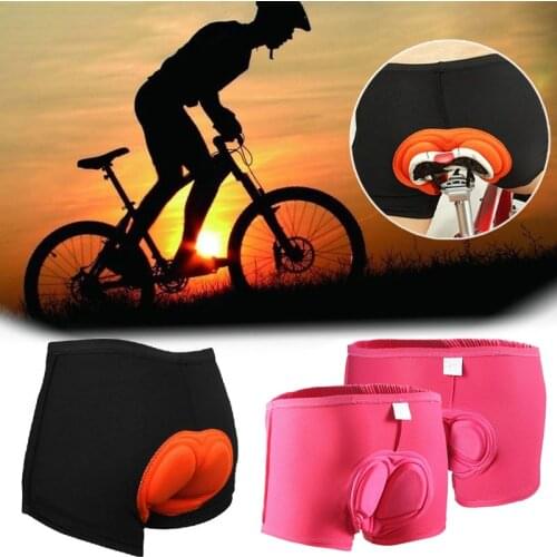 Women Mens Cycling Shorts Comfortable Underwear 3D Sponge Padded MTB Underpants Bicycle Bike Short Pants For Downhill Ridding