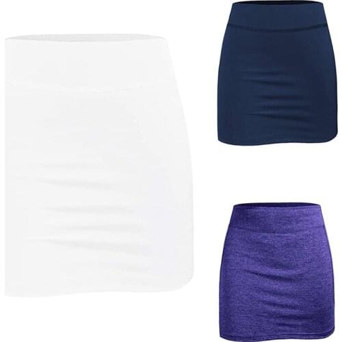 Women Tennis Skirts Inner Shorts Elastic Sports Golf Skorts with Pockets Fit Yoga Fitness Running