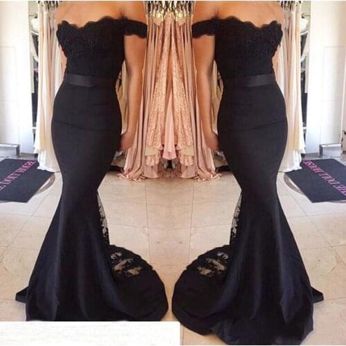 Long Mermaid Evening Gowns With Lace Appliques Vestido Longo Sexy Backless Sweetheart Ladies Formal Dresses free shipping