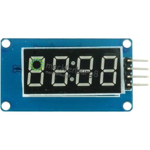 10 pieces. tm1637 LED Display Module for Arduino 7-segment 4 bits 0.36 inch clock red anode digital tube four serial driver pack