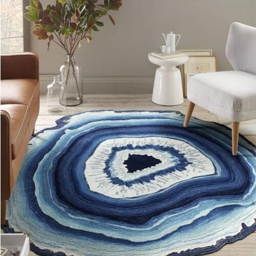 120/160CM/180/200cm Antique Tree Annual Ring Round Carpet For Living Room Round Carpet For Wedding Bedroom Large 945136