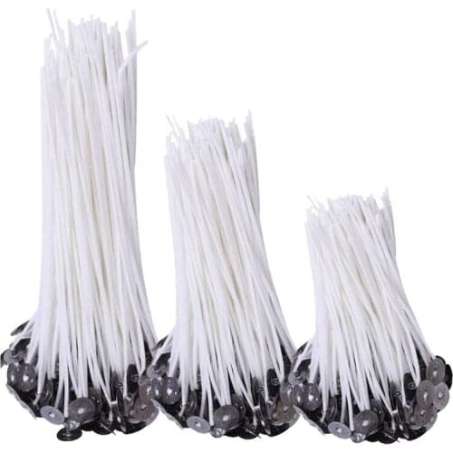 150Pcs Natural Candle Wicks, 50Pcs 8 Inch Candle Wicks, 50Pcs 6 Inch Candle Wicks, 50Pcs 4 Inch Candle Wicks, Low Smoke Natural