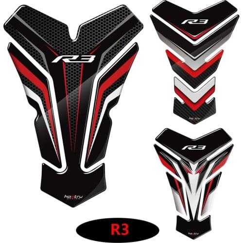 3D Motorcycle Tank Pad Protector Stickers Decal Case for Yamaha R3 YZF-R3 VS
