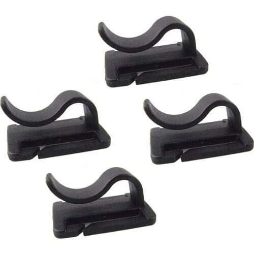 4pcs Outdoor Drinking Water Bag Hose Clamps Locking D-Ring Water Bottle Clip Bag Accessories For Hiking Biking Running