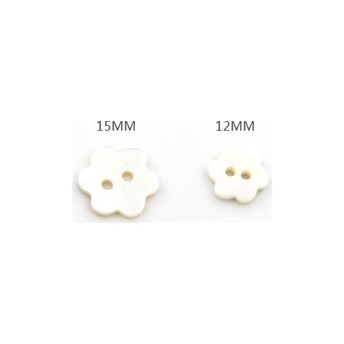 5pcs/lot Clothing pearl shell flower button spring and summer shirt button DIY accessories button 11.5mm 15mm