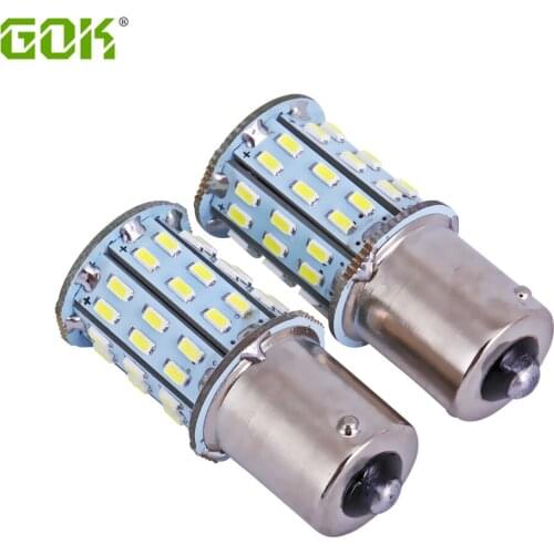 50pcs 1157 1156 led BA15S BAY15D Car LED 3014 64SMD car LED Tail Lights Turn Signal Lamp brake light