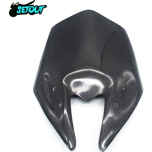 Motorcycle accessories carbon fiber windshield deflector sun visor windshield for Kawasaki Z800 2013 2014 13' 14' Z-800