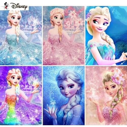 5D DIY Diamond Painting Disney "Cartoon princess" Cross Stitch Kit Diamond Embroidery Mosaic Art Rhinestone Home Decoration Gift