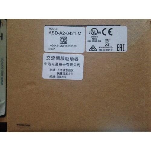 ECMA-C10604RH+ASD-A2-0421-M DELTA CANopen AC servo motor driver kits 0.4kw 3000rpm 1.27Nm 60mm frame