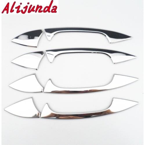 Alijunda Chrome Door Handle Trim Door Bowl Decoration For Mercedes -Benz GLK GL ML C E Class W204 W212 X204 Car Styling
