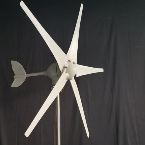 The Fourth Generation 450W 12V/24V Small Wind Turbine Generator Fishtail Permanent Magnet Wind Generator For Home Lighting Boats
