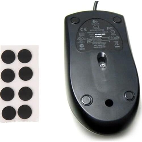 2 Sets (8pcs) 0.6mm mouse feet mouse skates for Logitech G1 M235 M315 mx300